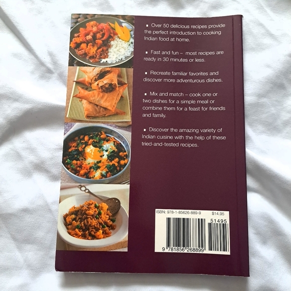 Easy Indian in Minutes Cookbook paper back book - Picture 3 of 9